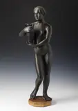 Acquaiola by Vincenzo Gemito, sculpture, sold Dec 2019
