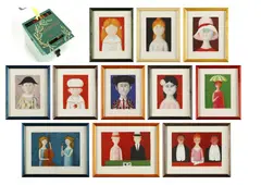Antonio Bueno, Lotto composto da n.11 litografie. Minimuseo, print (other)