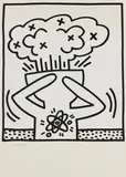 Exploding head by Keith Haring, print (other), sold Dec 2019