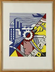 Roy Lichtenstein, Industry and the arts (II), print (other)