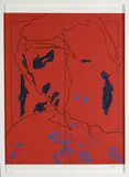 Tano Festa, Da Michelangelo, 1979, enamel on canvas emulsionata