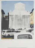 Christo & Jeanne-Claude, Wrapped Fountain, Spoleto, Italy, 1968