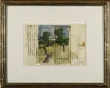 Paesaggio by Carlo Mattioli, sold Dec 2019