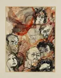 Studio per l'inferno di Dante by Renato Guttuso, sold Dec 2019