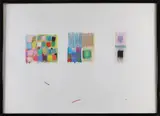 Senza titolo by Ennio Finzi, acrylic on paper, sold Dec 2019