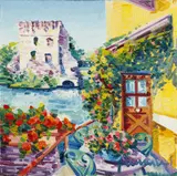Athos Faccincani, La casa gialla a borghetto