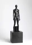 Giuseppe Bergomi, Nudo in piedi su elementi geometrici, sculpture