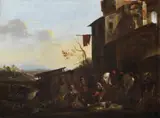 Jan Miel, La bottega del maniscalco
