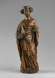 Scultore Del Xvi Secolo, Figura femminile in legno scolpito, sculpture
