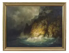Arturo (Xix-Xx Secolo) Zagoskin, Scogliere in tempesta