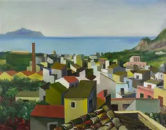 Renato Guttuso, Paesaggio di Bagheria