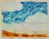 Senza titolo by Mario Schifano, 1974, enamel on canvas, sold Apr 2019
