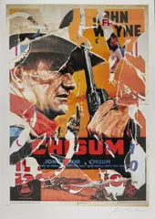 Chisum by Rotella, lithograph, sold Feb 2019