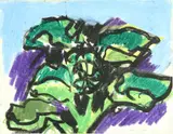 Cactus by Ennio Morlotti, sold Feb 2019