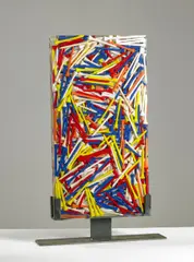 Golf tees by Arman, sculpture, sold Feb 2019