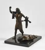 Ugo Attardi, Cristo e l'Adultera, sculpture