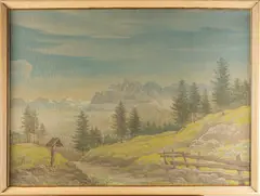 Boris Georgiev, Paesaggio con santella