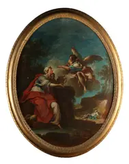 Pittore Veneto Del Xviii Secolo, Agar e l'angelo