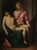 Deposizione di Cristo by Pittore Emiliano Del Xvi Secolo, sold Dec 2018