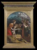 Sposalizio mistico di Santa Caterina by Michele Di Bernardo De Fachai, sold Dec 2018