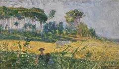 Plinio Nomellini, Personaggi in un paesaggio estivo