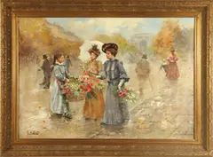 Giuseppe De Sanctis, La venditrice di fiori