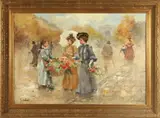 Giuseppe De Sanctis, La venditrice di fiori