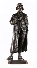 Cesare Beccaria by Giuseppe Grandi, sculpture, sold Dec 2018