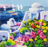 Athos Faccincani, Santorini e sole alto