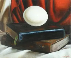 Antonio Sciacca, Libri e uovo