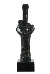 Johan Friso, Neighborhood Ral 9017, sculpture