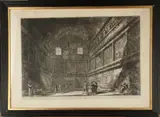 Veduta interna dell'antico tempio di Bacco by Giovanni Battista Piranesi, print (other), sold Oct 2018