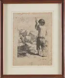 Francesco Londonio, Pastore con armenti, print (other)