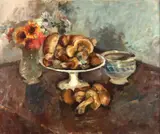 Cesare Monti, Natura morta di funghi