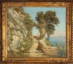 Carl Emil Lund, Vista su Capri