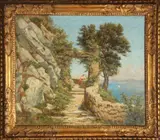 Carl Emil Lund, Vista su Capri