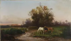 András Markó, Cavalli in un paesaggio