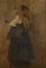 Luigi Cima, Attribuito a. Ritratto di popolana