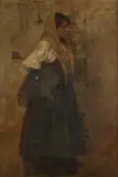 Luigi Cima, Attribuito a. Ritratto di popolana