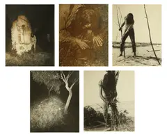 Geoffrey Handricks, Lotto composto da n.5 fotografie, photograph