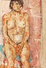 Fausto Pirandello, Nudo seduto