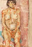 Fausto Pirandello, Nudo seduto