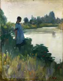 Alessandro Pomi, Bimba in riva al fiume