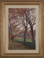 Viale d'autunno by Leonardo Roda, sold Jun 2018