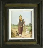 Kléofas Bogailei, Ritratto d'uomo con cani