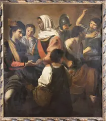 Valentin de Boulogne, Seguace di. La buona ventura