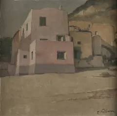 Felice Vellan, Case di pescatori (Riviera Ligure)