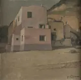 Felice Vellan, Case di pescatori (Riviera Ligure)