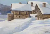Giovanni Napoleone Pellis, Baita nella neve