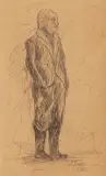 Studio per la figura di B. Mussolini by Ottone Rosai, sold May 2018